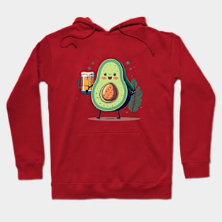 beer and avocado Hoodie